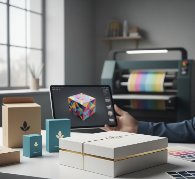 Product packaging mockup